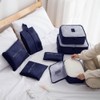 Natiform 7 Piece Label Pouches Organizer Bag Travel Storage Luggage