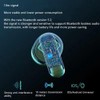 Fahgaer Portable Clock Wireless Bluetooth Earphones Semi in Ear Touch