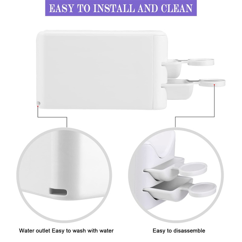 MWOOT Nail Dip Dipping Powder Recycling Tray System, French Nail