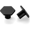 homdiy 15Pack Black Cupboard Knobs Kitchen Cabinet Knobs Matte Black