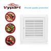 4" Louvered Dryer Vent Cover by Vypart - Exterior Wall