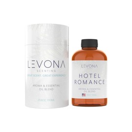 LEVONA SCENT Levona Scent Essential Oil - Aroma for Home, Office, Hotel & Spa, Ideal for Humidifiers & Diffusers, Fragrance with Grapefruit Peel, Fresh Lemon, Litsea - 700ml / 23 fl oz, Hotel Romance