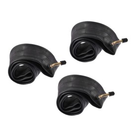Partuto 3 Pcs 14"x2.125" Universal Bike Inner Tube - Rubber Black