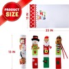 "JOYIN 5-Piece Christmas Kitchen Handle Cover Set – Festive Decorations