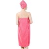Verve Jelly Women's Spa Wrap Robe Set Soft Cozy Absorbent