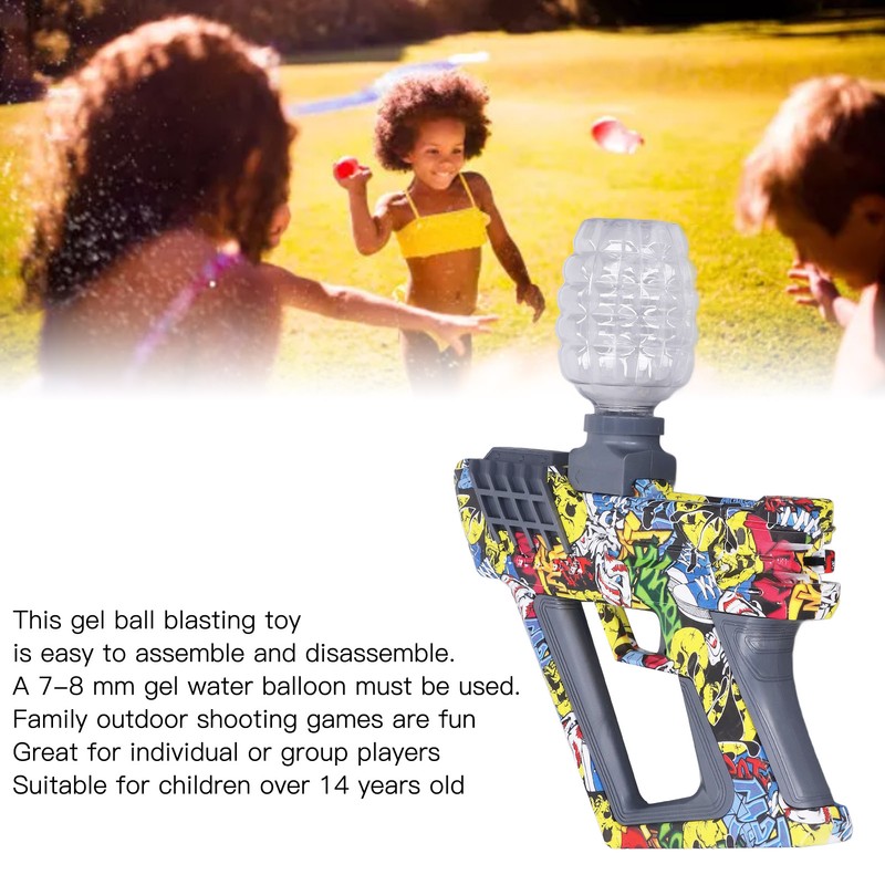 Electric Water Beads Shooting Toy Plastic Water Ball Shooting Games