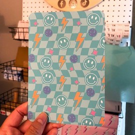 Wavy Smilies Kindle Insert - Kindle Model: Colorsoft/Paperwhite (12th Gen)