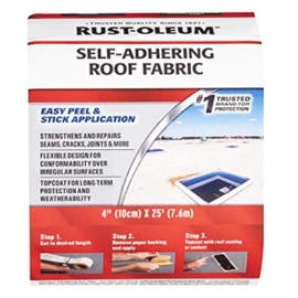 Rust-Oleum 345651 Self Adhering Roof Fabric 4" X 25' Roll