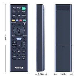 ZWP RMT-AH111U Replacement Remote Control fit for Sony SA-WRT5 SA-ST9 SA-WST9 HT-RT5 HT-ST9 SA-RT5 SA-SLRT5 SA-SRRT5 Home Theater System