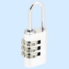 Waki Sangyo TW-924 Aluminum Padlock, Dial Type, 0.8 inches (20