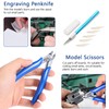 Comzantor Gundam Modeler Basic Tools Craft Set, Modelling Tool Set,