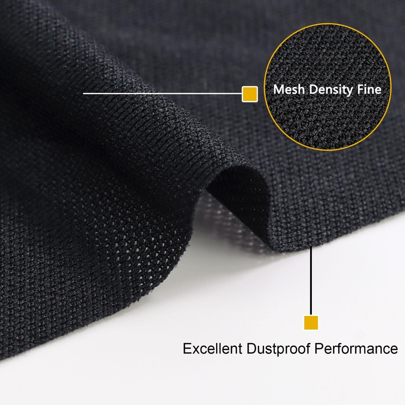 100" x 54" Speaker Grill Cloth, Stereo Grill Mesh Fabric,