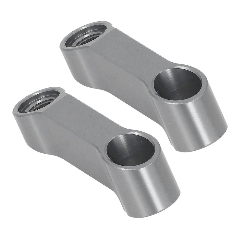 10mm Mirror Risers Extenders Aluminium Alloy Spacers Extension Adapter Kit