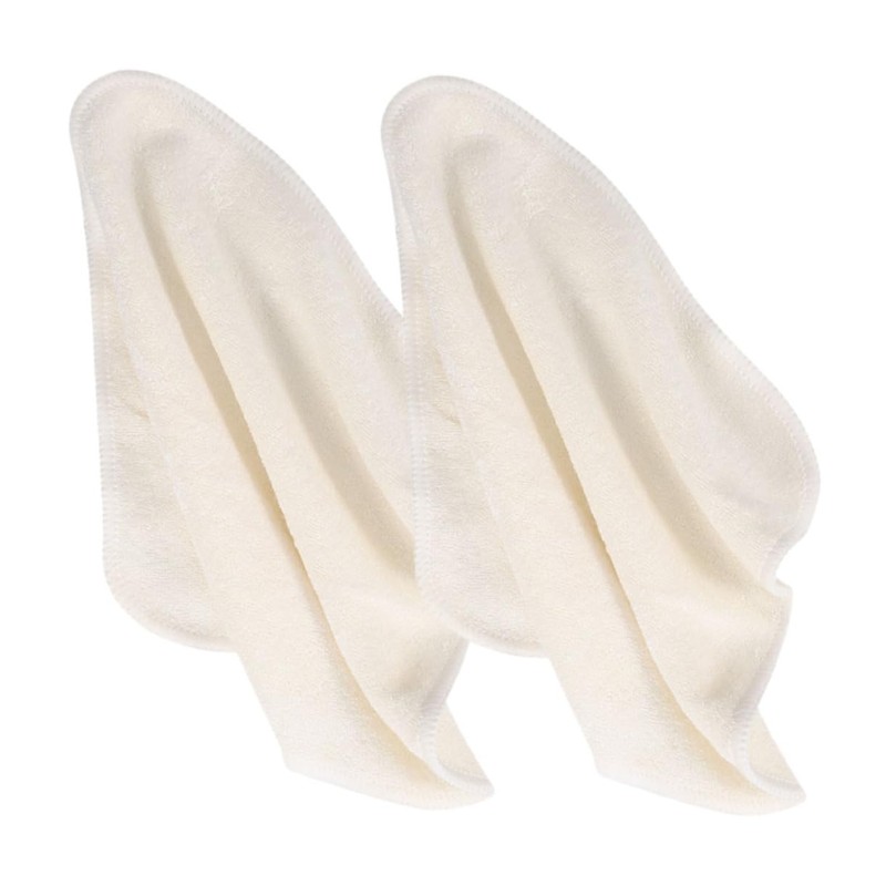 Beavorty Sets Bamboo Face Towels Exfoliating Washcloths Large Absorbent Square