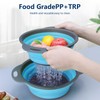 Collapsible Colander Set of 3 - Heat Resistant Washing and