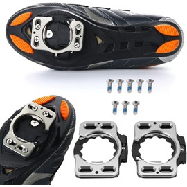 CYSFETENA 1 Pair Road Bike Cleats,Quick Release Cycling Cleats Pedal Covers,Aluminum Resin Bike Bicycle Pedal Cover for Zero,Pave/Ultra Light Action, X1, X2, X5