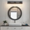 Aipsun Black Vanity Light for Bathroom 3 Light Farmhouse Bathroom