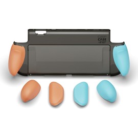 Savage Raven by Skull & Co. Switch2専用カバー「GripCase2」純正ドック対応 人間工学デザイン 三種類交換可能グリップ 精密軽量「単品」「ネオンブルーレッド」