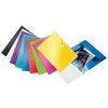 Leitz WOW Eckspannermappe aus Kunststoff, A4, Gummizugverschluss, Schwarz, WOW, 45990095