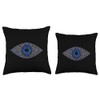 Evil Eye Symbol Throw Pillow