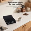 Small Digital Scale with Timer,3kg/0.1g,Food Measuring Scoop Scale,High Precision Digital