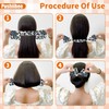8Pcs Deft Bun Maker, 2 Style Deft Hair Bun Maker