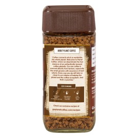 Planet Coffee® | PREMIUM Original Coffee | 1.76 Ounces (50 Gms) Jar | Pure Arabica | Freeze-Dried Instant Coffee | No Added Sugar | Makes 25 Cups | Medium Roast | Unflavoured Natural Coffee