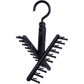 Jasinber Organizador de Corbatas, Soporte para Estante de Corbata, Corbata y Gancho para cinturón - 1 Pack