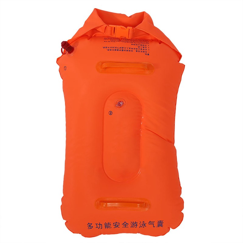 Adult Manual Inflatable Air Bag for Snorkeling Surfing Boating Swimming