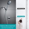 GwernKB Shower Head Holder Strong Adhesive No Drilling Wall Mount