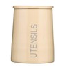 Premier Housewares Conical Utensil Holder - Cream, H14 x W11