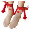PMX Calcetines Navidad Con Imán Para Manitas, Calcetas Reno Imán