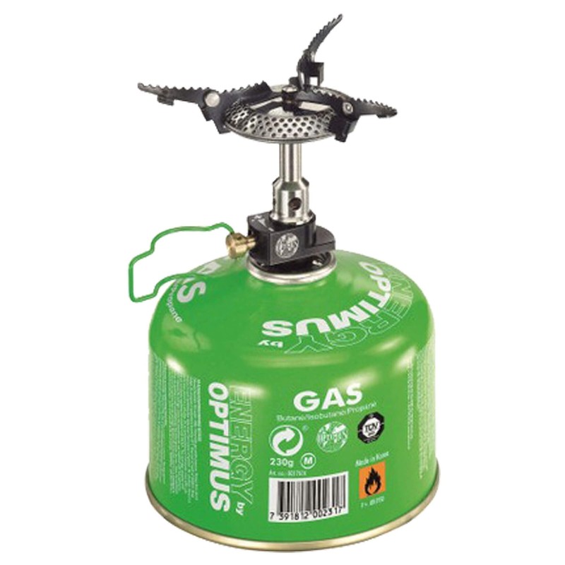 Optimus Crux Lite Solo Camping Stove grey/green 2019 camping cooker