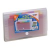 Expandable file folder with 6, A6 compartments rainbow - multicolour