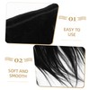 IWOWHERO Realistic Human Hair Long Wig Straight Hair Extensions Synthetic