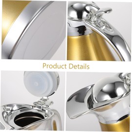 COLLBATH Insulated Water Bottle 1.5l Stainless Steel Pot Vacuum Kettle Thermal Bottle for Daily Use