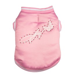 Doggy Parton Dolly Rhinestone Jacket - M, Pink