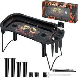 FANVANAI Metal Tray, 8.5 x 3.8 inches Can Be Foldable Plates, Filler Funnel and Packer, Be Used for King Size and 1 1/4 Size Papers