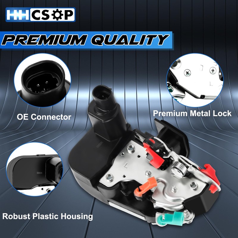 Front Driver Side Door Lock Latch Actuator Motor Replacement for