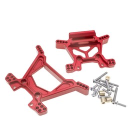 CODA RACING RC Alloy Front&Rear Shock Tower for Traxxas 1/10 4WD Rustler 4X4(VXL), Hoss 4X4(VXL)-Replaces Part 6738 6739