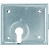 ABUS 215124 Screw-On Lock with Profile Cylinder Bore PZ Type