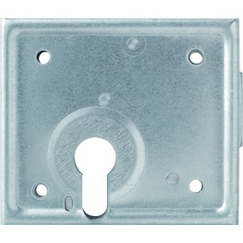 ABUS 215124 Screw-On Lock with Profile Cylinder Bore PZ Type ASS PZ
