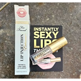 Too Faced Lip Injection Mini Extreme Instant & Long Term Lip Plumper .05 oz NIB!
