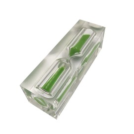 COLLBATH Creative Timer for Sandglass Clock Decoration for Brushing Teeth Green Color for Home Playtime Activities Safe Portable