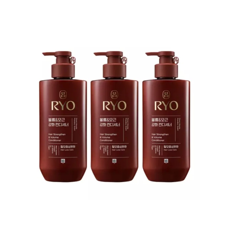 Lexxuon 려흑운 려컨디셔너 볼륨&모근강화 592ml 3개 Lehukun Hair Conditioner Volume