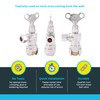 SharkBite 1/2 x 3/8 Inch Compression Angle Stop Valve, Loose
