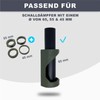 3D-Druck Camper Silencer Holder 65 mm Magnetic Includes 45 mm