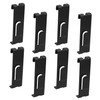 Operitacx 8pcs Wall Hooks Practical Notch Design for Secure Display