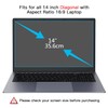 2 Pcs 14 Inch Laptop Anti Blue Light Screen Protector,