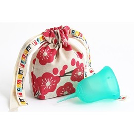 【 月経カップ 】 初めてでも使いやすい生理カップ スクーンカップ ハーモニー（アクア色） サイズ1（未経産婦用）